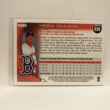 #534 Hideki Okajima Boston Red Sox 2010 Topps Baseball Card IS