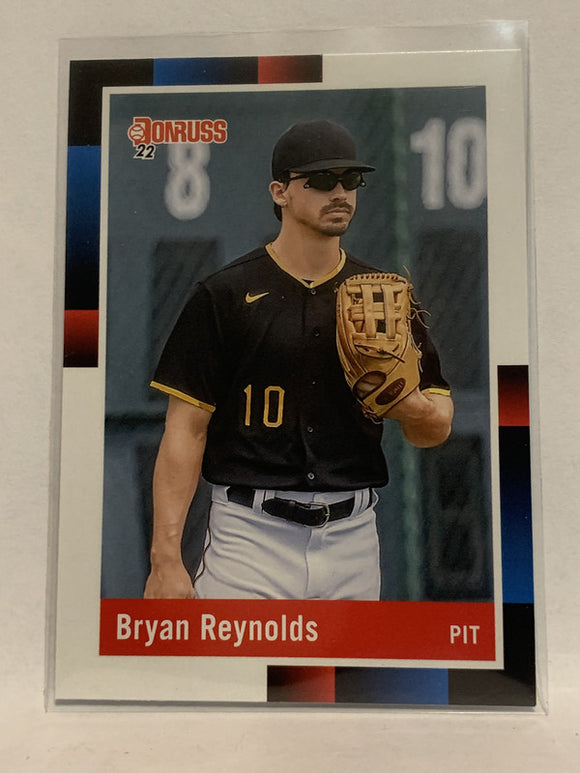 #243 Bryan Reynolds 1988 Retro Pittsburgh Pirates 2022 Donruss Baseball Card MLB
