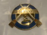 2nd Go Round B Curling Lapel Hat Pin BO