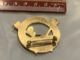 2nd Go Round B Curling Lapel Hat Pin BO