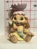 Bunny Rabbit Easter Egg Holder 2002 Figurine Ornament