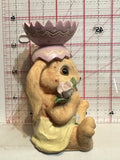 Bunny Rabbit Easter Egg Holder 2002 Figurine Ornament
