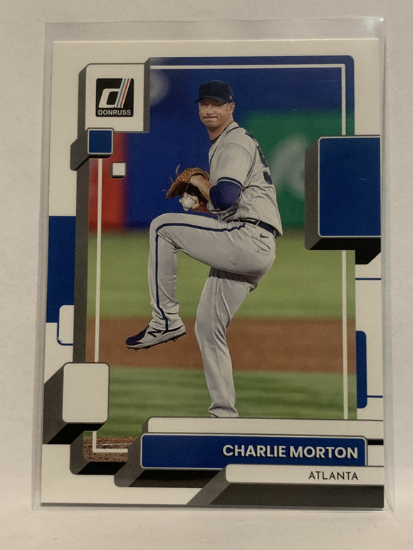 #169 Charlie Morton Atlanta Braves 2022 Donruss Baseball Card MLB