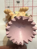 Bunny Rabbit Easter Egg Holder 2002 Figurine Ornament