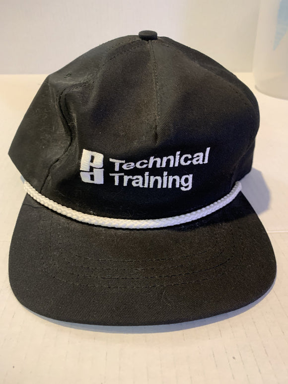 Black Pd Technical Training Stuck Pipe Prevention Strap Ball Hat Cap
