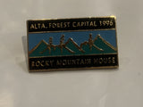 Alta Forest Capital 1996 Rocky Mountain House Lapel Hat Pin BO
