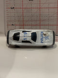 White Police Racer Unbranded Toy Diecast Car
