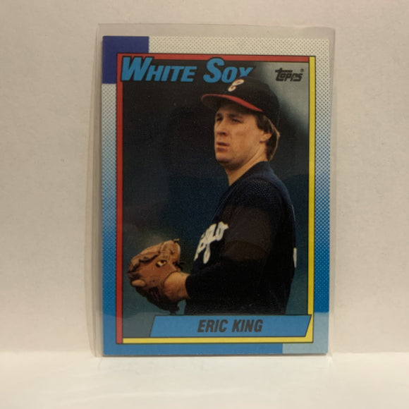 #786 Eric King Chicago White Sox 1990 Topps Baseball Card IS