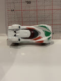 White Scoopa Di Puago 2009 Hot Wheels Toy Diecast Car