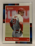 #265 Mike Trout 1988 Retro Los Angeles Angels 2022 Donruss Baseball Card MLB