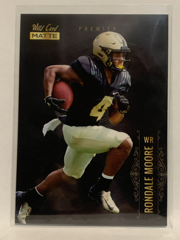 #MBC-41 Rondale Moore Rookie Purdue 2021 Wild Card Matte Football Card NHL