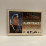 #273 Darren Lewis San Francisco Giants 1993 Pacific Baseball Card IT