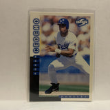#87 Roger Cedeno  Los Angeles Dodgers 1997 Score Baseball Card IT
