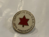 Centennial #136 O.E.S. 25th Anniversary Lapel Hat Pin BP