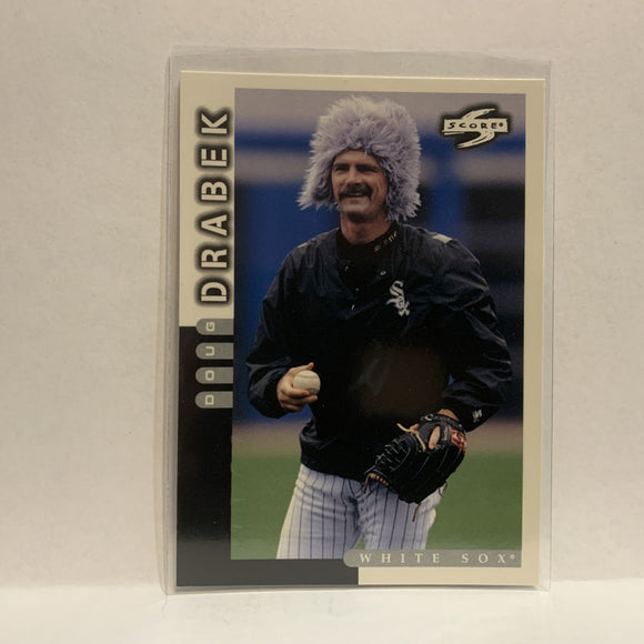 #107 Doug Drabek  Chicago White Sox 1997 Score Baseball Card IT