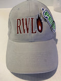 Grey RWL Flame Strap Ball Hat Cap