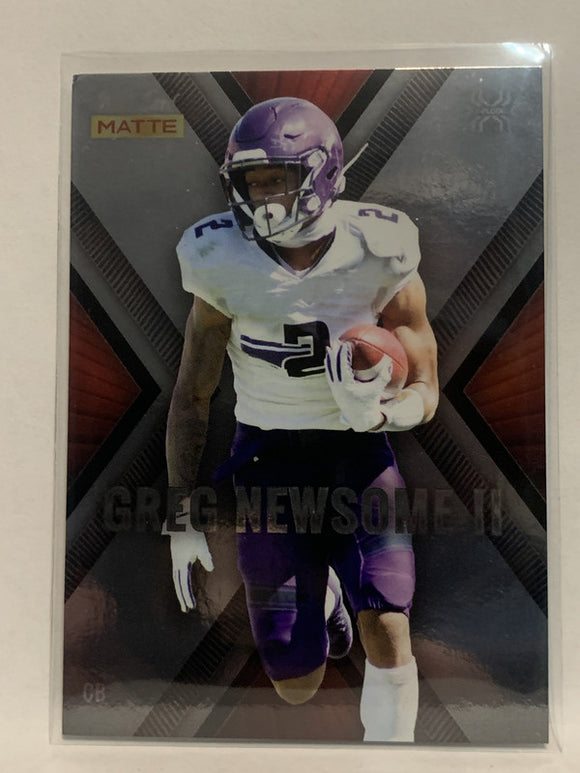 #MXP-19 Greg Newsome II Rookie Miami 2021 Wild Card Matte Football Card NHL