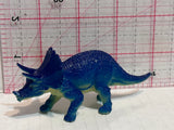 Blue Triceratops Dinosaur  Toy Dinosaur