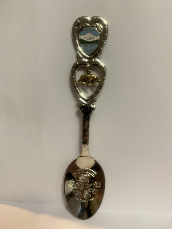 Montana Big Sky Country Bear Souvenir Spoon