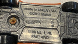 Orange Fast 4WD Hot Wheels Toy Diecast Car