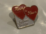 Heart to Heart Support Society  Lapel Hat Pin EC