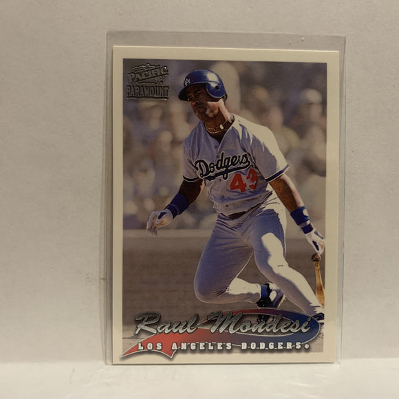 #119 Raul Mondesi Los Angeles Dodgers 1999 Pacific Paramount Baseball Card IT