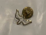 Dove Outline Lapel Hat Pin BP