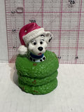 Puppy Santa Hat Christmas Wreathes 101 Dalmation Disney Mcdonalds Toy Character