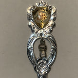 Frontier Saskatchewan Prairie Lily Wheat Sheath Collectable Souvenir Spoon DV