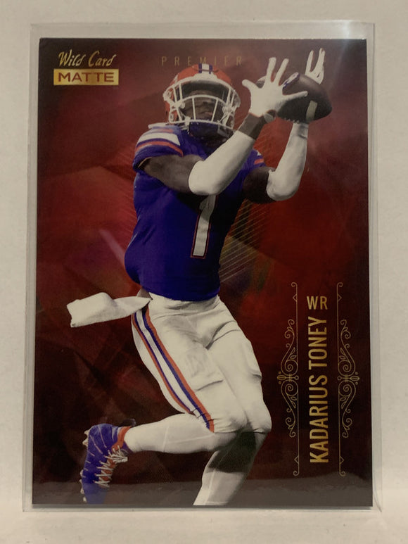 #MBC-28 Kadarius Toney Rookie Florida 2021 Wild Card Matte Football Card NHL
