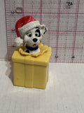 Puppy in a Santa Hat Present 101 Dalmation Disney Mcdonalds Toy Character