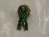 Green Ribbon Lapel Hat Pin BP