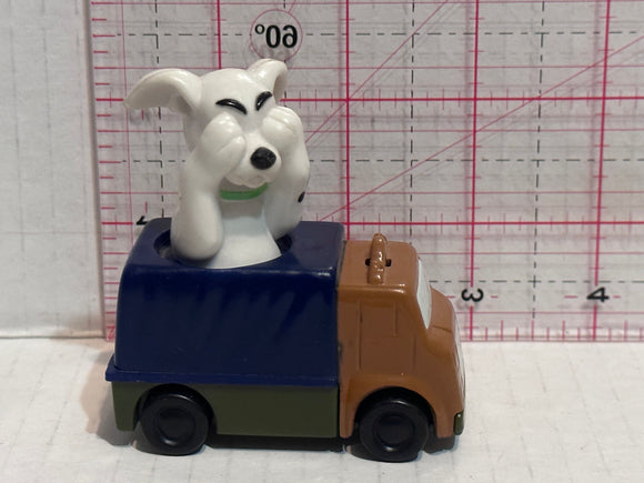 Puppy Holding Eyes Blue Van 101 Dalmation Disney Mcdonalds Toy Character