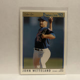 #108 John Wetteland Montreal Expos 1992 Premier O-Pee-Chee Baseball Card IU