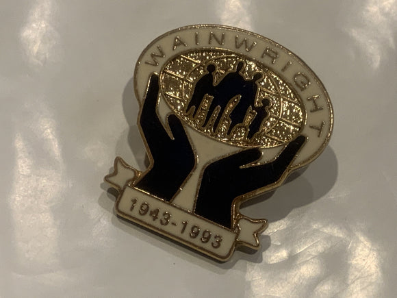 Wainwright Alberta 1943 1993 Logo Lapel Hat Pin ED