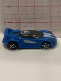 Blue Quick N Sik Mcdonalds 2015 Hot Wheels Toy Diecast Car
