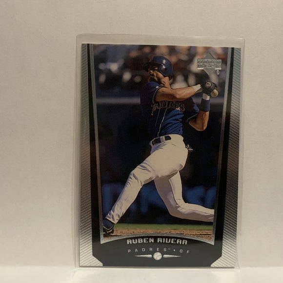 #473 Ruben Rivera San Diego Padres 1999 Upper Deck Baseball Card IU