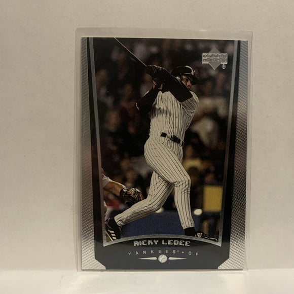 #434 Ricky Ledee New York Yankees 1999 Upper Deck Baseball Card IU