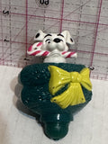 Puppy Candy Cane Green Wreath Top 101 Dalmation Disney Mcdonalds Toy Character