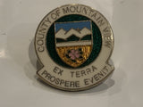County of Mountain View Logo Motto Lapel Hat Pin BP