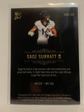 #MBC-69 Sage Surratt Rookie Wake Forest 2021 Wild Card Matte Football Card NHL