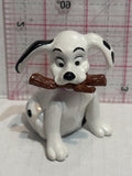 Puppy Sitting Down with a Stick in Mouth 101 Dalmation Disney Mcdonalds Toy Character