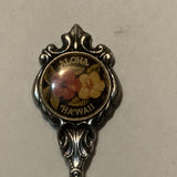 Aloha Hawaii Hibiscus Flower Collectable Souvenir Spoon DV