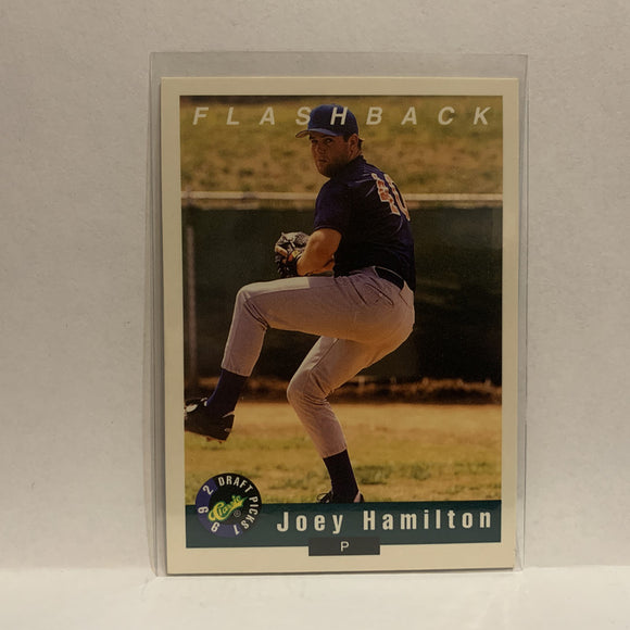 #90 Joey Hamilton 1992 Draft Pick flashback San Diego Padres 1992 Classic Games Baseball Card IU