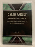 #MXP-10 Caleb Farley Rookie Virginia Tech 2021 Wild Card Matte Football Card NHL