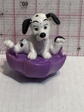 Puppy Sitting on a Purple Umbrella Top 101 Dalmation Disney Mcdonalds Toy Character