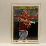 #23 Chris Sabo Cincinnati Reds 1992 Premier O-Pee-Chee Baseball Card IU