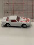 White Lightining Racer Unbranded Toy Diecast Car