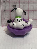 Puppy Sitting on a Purple Umbrella Top 101 Dalmation Disney Mcdonalds Toy Character