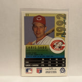 #23 Chris Sabo Cincinnati Reds 1992 Premier O-Pee-Chee Baseball Card IU
